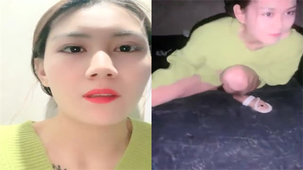 深夜偷拍！高颜值性感辣妹在小区天台大胆露出自慰 真实自拍摄像视角